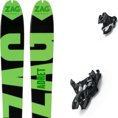 comparer et trouver le meilleur prix du ski Zag Adret 88 lady 19 + alpinist 9 black/ium 19 sur Sportadvice