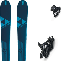 comparer et trouver le meilleur prix du ski Fischer My transalp 82 carbon + alpinist 12 black/ium sur Sportadvice