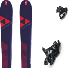 comparer et trouver le meilleur prix du ski Fischer My transalp 90 carbon + alpinist 12 black/ium sur Sportadvice
