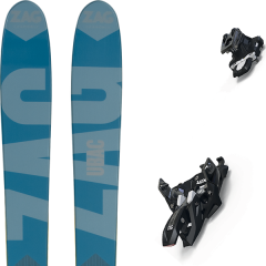 comparer et trouver le meilleur prix du ski Zag Ubac 95 lady + alpinist 9 black/ium sur Sportadvice