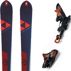 comparer et trouver le meilleur prix du ski Fischer Transalp 75 carbon 19 + kingpin 10 75-100mm black/cooper 19 sur Sportadvice