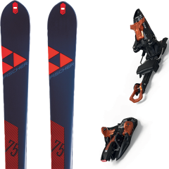 comparer et trouver le meilleur prix du ski Fischer Transalp 75 carbon 19 + kingpin 13 75 100 mm black/cooper 19 sur Sportadvice