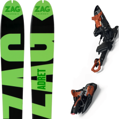 comparer et trouver le meilleur prix du ski Zag Adret 88 lady 19 + kingpin 10 75-100mm black/cooper 19 sur Sportadvice