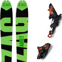 comparer et trouver le meilleur prix du ski Zag Adret 88 lady 19 + kingpin 13 75 100 mm black/cooper 19 sur Sportadvice