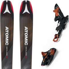 comparer et trouver le meilleur prix du ski Atomic Backland 95 19 + kingpin 13 75 100 mm black/cooper 19 sur Sportadvice