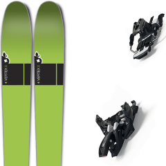 comparer et trouver le meilleur prix du ski Movement Vertex 2 axes carbon 19 + alpinist 9 long travel 90mm black/ium 19 sur Sportadvice