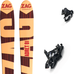 comparer et trouver le meilleur prix du ski Zag Adret 81 18 + alpinist 9 black/ium sur Sportadvice