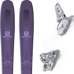 comparer et trouver le meilleur prix du ski Salomon Qst myriad 85 19 + squire 11 id white sur Sportadvice
