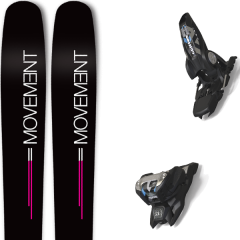 comparer et trouver le meilleur prix du ski Movement Go 100 women 19 + griffon 13 id black sur Sportadvice