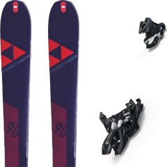 comparer et trouver le meilleur prix du ski Fischer My transalp 90 carbon 19 + alpinist 9 black/ium sur Sportadvice