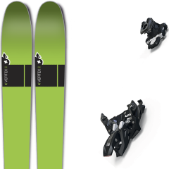 comparer et trouver le meilleur prix du ski Movement Vertex 2 axes carbon 19 + alpinist 9 black/ium sur Sportadvice
