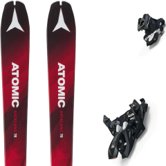 comparer et trouver le meilleur prix du ski Atomic Backland 78 19 + alpinist 12 black/ium sur Sportadvice