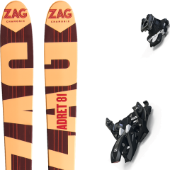 comparer et trouver le meilleur prix du ski Zag Adret 81 18 + alpinist 12 black/ium sur Sportadvice