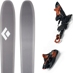 comparer et trouver le meilleur prix du ski Black Diamond Helio 105 19 + kingpin 13 100-125 mm black/cooper sur Sportadvice