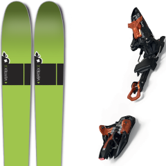 comparer et trouver le meilleur prix du ski Movement Vertex 2 axes carbon 19 + kingpin 10 75-100mm black/cooper sur Sportadvice