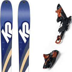 comparer et trouver le meilleur prix du ski K2 Talkback 84 19 + kingpin 13 75-100 mm black/cooper sur Sportadvice