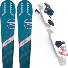 comparer et trouver le meilleur prix du ski Rossignol Experience 74 w + xpress w 10 b83 white/blue sur Sportadvice