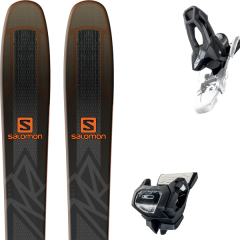 comparer et trouver le meilleur prix du ski Salomon Qst 92 black/orange 19 + tyrolia attack 11 gw w/o brake l black 19 sur Sportadvice