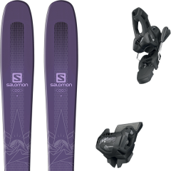 comparer et trouver le meilleur prix du ski Salomon Qst myriad 85 19 + tyrolia attack 11 gw w/o brake l solid black sur Sportadvice
