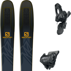 comparer et trouver le meilleur prix du ski Salomon Qst 99 black/saffron 19 + tyrolia attack 11 gw w/o brake l solid black sur Sportadvice
