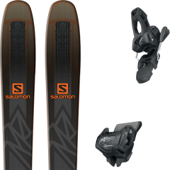 comparer et trouver le meilleur prix du ski Salomon Qst 92 black/orange 19 + tyrolia attack 11 gw w/o brake l solid black sur Sportadvice