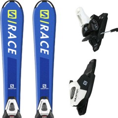 comparer et trouver le meilleur prix du ski Salomon S/race s + e l c5 gw black/white j75 sur Sportadvice