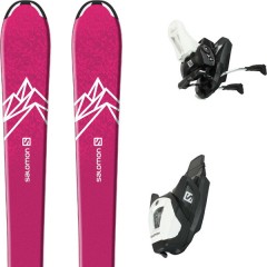 comparer et trouver le meilleur prix du ski Salomon Qst lux m + e l6 gw black/white j2 80 sur Sportadvice