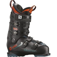 comparer et trouver le meilleur prix du chaussure de ski Salomon X pro 120 black/blue/orange 19 sur Sportadvice