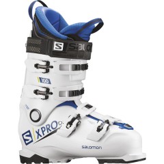 comparer et trouver le meilleur prix du chaussure de ski Salomon X pro 100 wh/raceblue/acid 19 sur Sportadvice