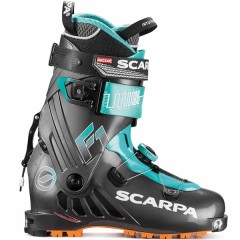 comparer et trouver le meilleur prix du chaussure de ski Scarpa F1 wmn anthracite/lagoon 19 sur Sportadvice