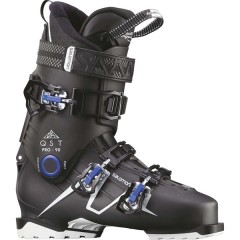 comparer et trouver le meilleur prix du chaussure de ski Salomon Qst pro 90 black/raceblue/white 18 sur Sportadvice