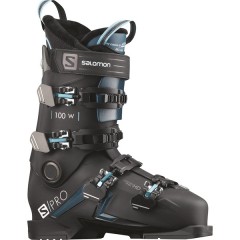 comparer et trouver le meilleur prix du chaussure de ski Salomon S/pro 100 w black/blue/scub 20 sur Sportadvice