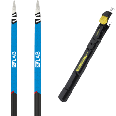 comparer et trouver le meilleur prix du ski nordique Salomon S/lab classic med 19 + sns profil equipe classic 19 sur Sportadvice
