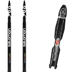 comparer et trouver le meilleur prix du ski Salomon Equipe 8 skin 18 + prolink access cl 20 sur Sportadvice