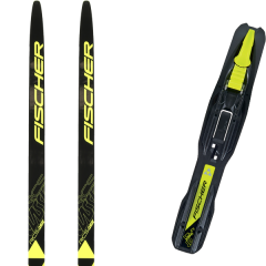 comparer et trouver le meilleur prix du ski Fischer Rcs classic ifp 19 + tour step-in jr blk/yellow 20 sur Sportadvice