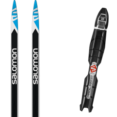 comparer et trouver le meilleur prix du ski nordique Salomon Rc 8 skin med 19 + prolink access cl 20 sur Sportadvice