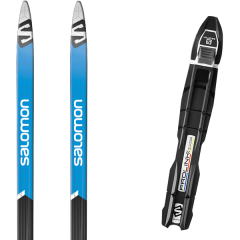 comparer et trouver le meilleur prix du ski nordique Salomon S/race skin 19 + prolink access jr 20 sur Sportadvice