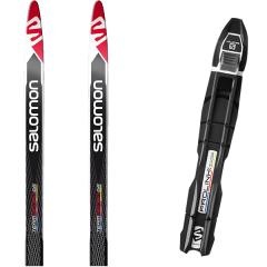 comparer et trouver le meilleur prix du ski Salomon Team racing grip 19 + prolink access jr 20 sur Sportadvice