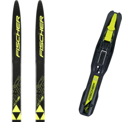 comparer et trouver le meilleur prix du ski Fischer Sprint crown rental ifp 19 + tour step-in jr blk/yellow 20 sur Sportadvice