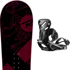 comparer et trouver le meilleur prix du snowboard Rossignol Circuit 20 + rhythm black 20 sur Sportadvice