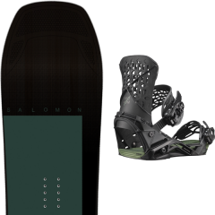 comparer et trouver le meilleur prix du snowboard Salomon Speedway 20 + highlander black / oil green 20 sur Sportadvice