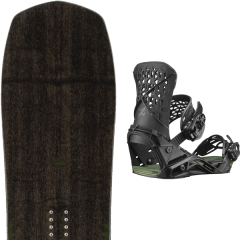 comparer et trouver le meilleur prix du snowboard Arbor Crosscut camber 20 uni + highlander black / oil green 20 sur Sportadvice