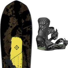 comparer et trouver le meilleur prix du snowboard Rossignol Xv sashimi lg 20 + highlander black / oil green 20 sur Sportadvice