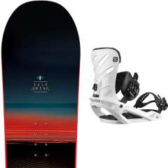 comparer et trouver le meilleur prix du snowboard Salomon Pulse 19 + rhythm white 20 sur Sportadvice