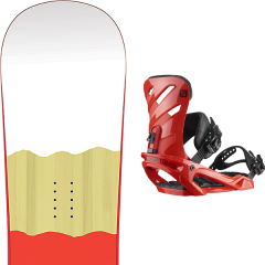 comparer et trouver le meilleur prix du snowboard Salomon 6 piece 19 + rhythm red 20 sur Sportadvice