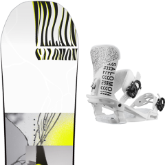 comparer et trouver le meilleur prix du snowboard Salomon The villain 20 + trigger white 20 sur Sportadvice