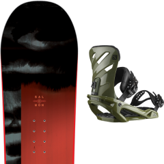 comparer et trouver le meilleur prix du snowboard Salomon Pulse 20 + rhythm army green 20 sur Sportadvice