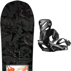 comparer et trouver le meilleur prix du snowboard Salomon Wonder 20 + rhythm black 20 sur Sportadvice