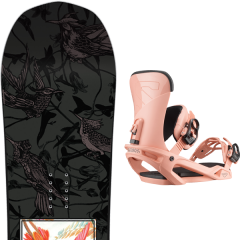 comparer et trouver le meilleur prix du snowboard Salomon Wonder 20 + vendetta coral reef 20 sur Sportadvice