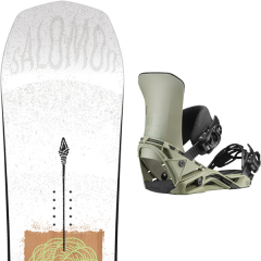 comparer et trouver le meilleur prix du snowboard Salomon Assassin 20 + district oil green 20 sur Sportadvice